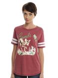 Disney Bambi Girls Athletic T-Shirt, RED, hi-res