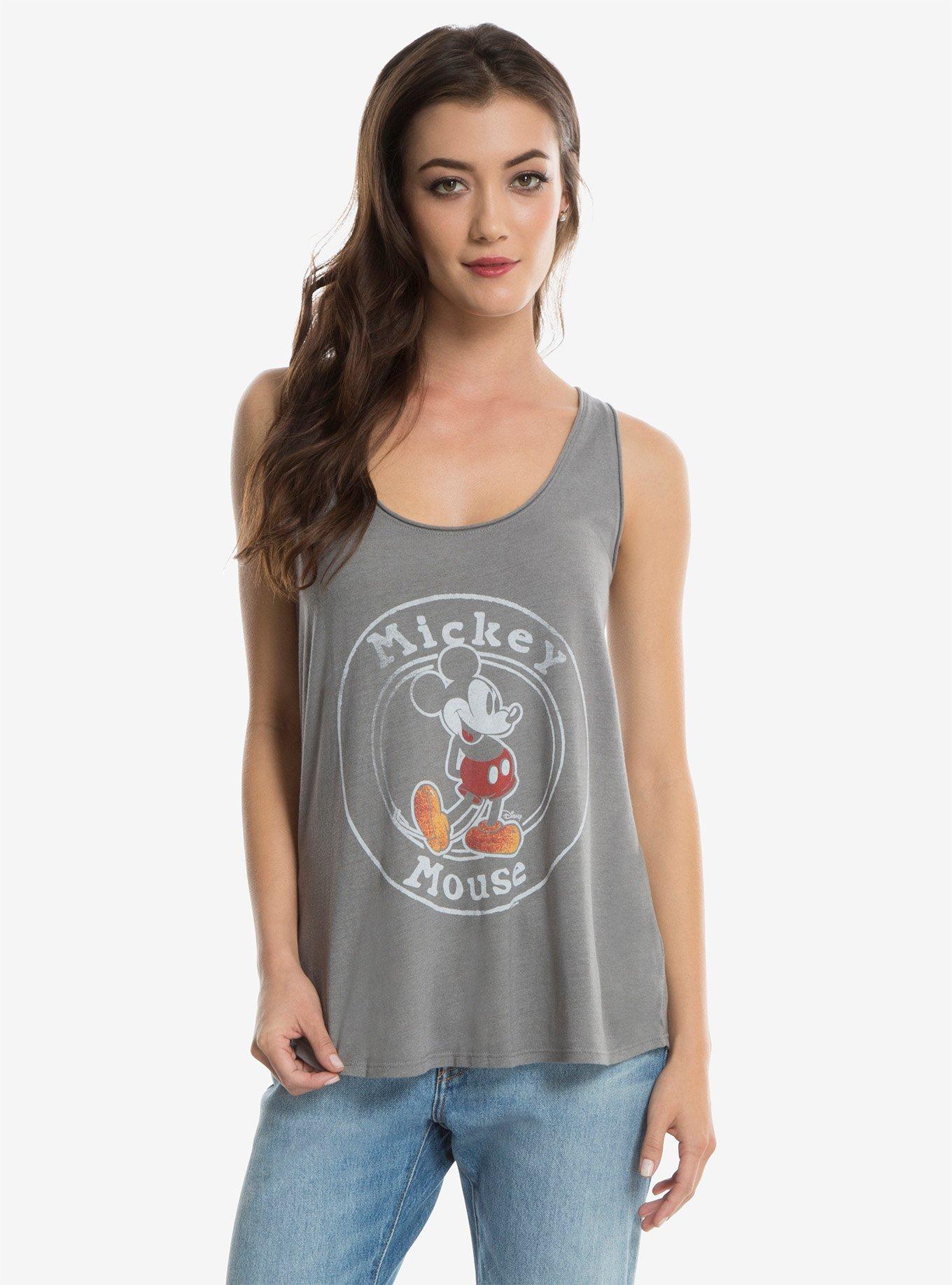 Junk Food Disney Mickey Mouse Classic Tank Top, GREY, hi-res