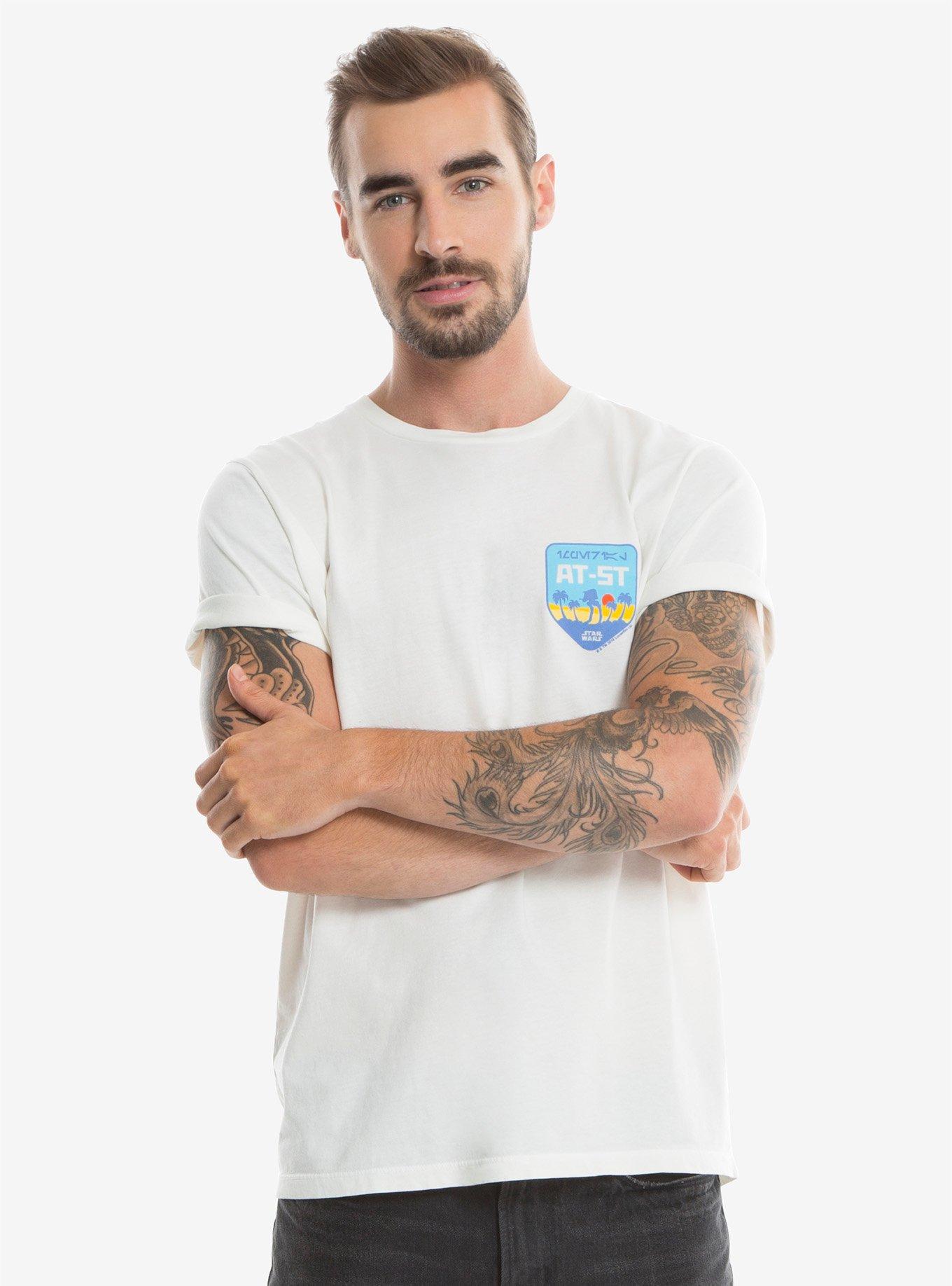 Junk Food Star Wars Rogue One AT-ST T-Shirt, WHITE, hi-res