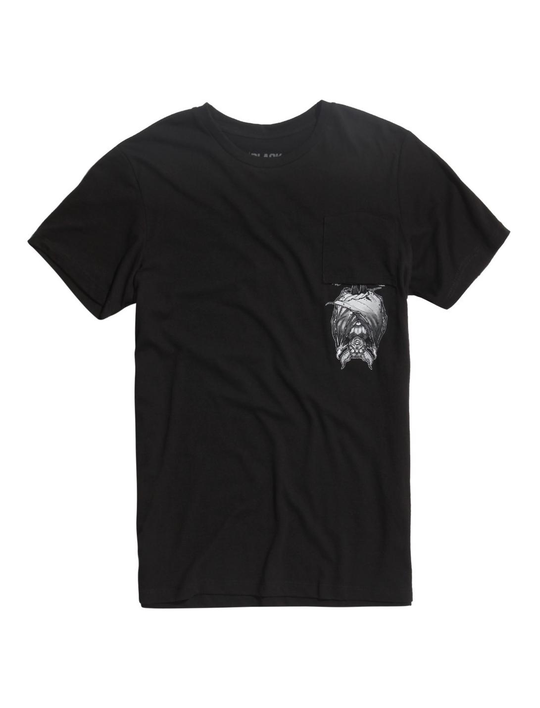 Bat Pocket T-Shirt, BLACK, hi-res