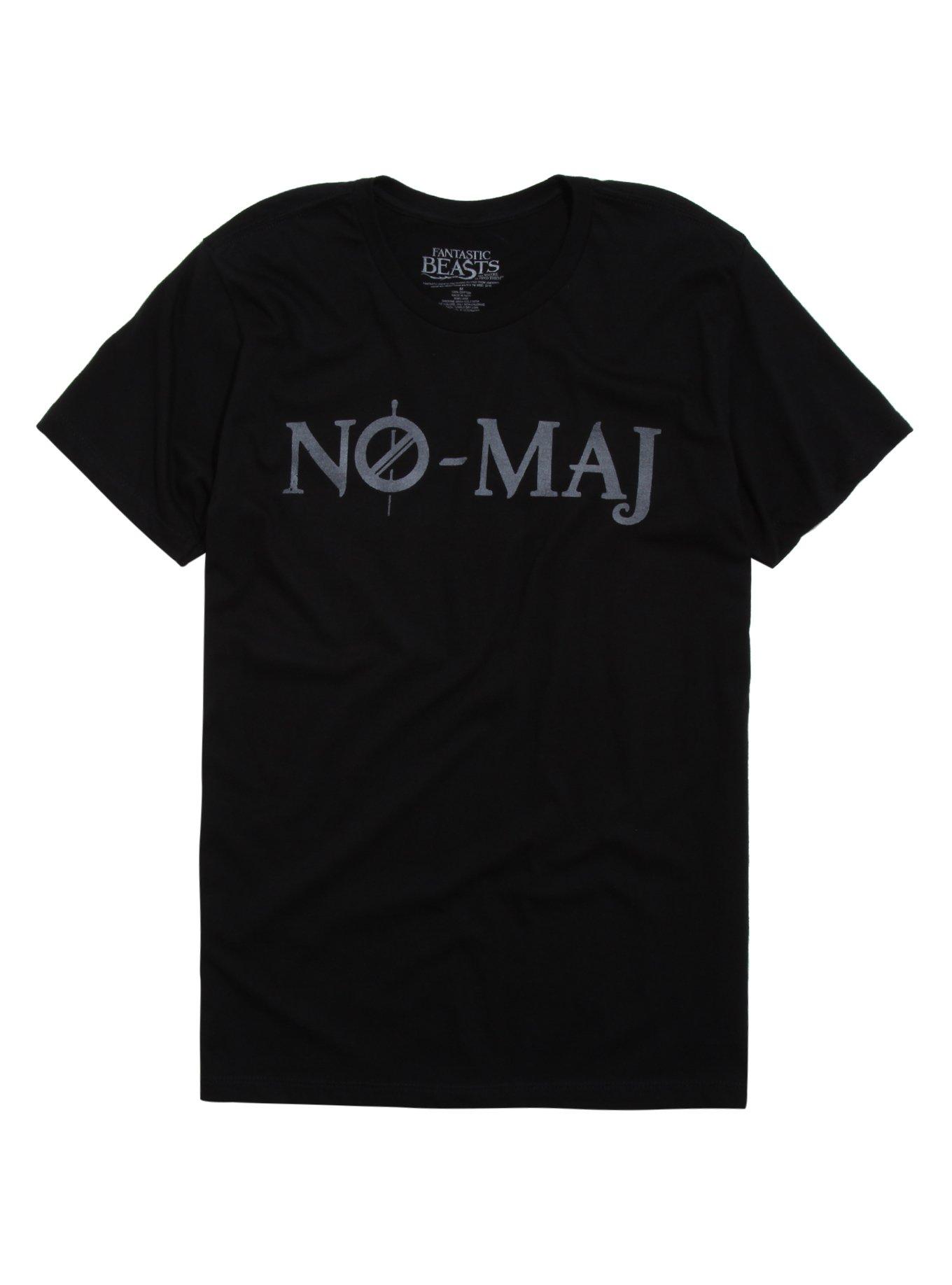 Fantastic Beasts And Where To Find Them No-Maj T-Shirt, BLACK, hi-res