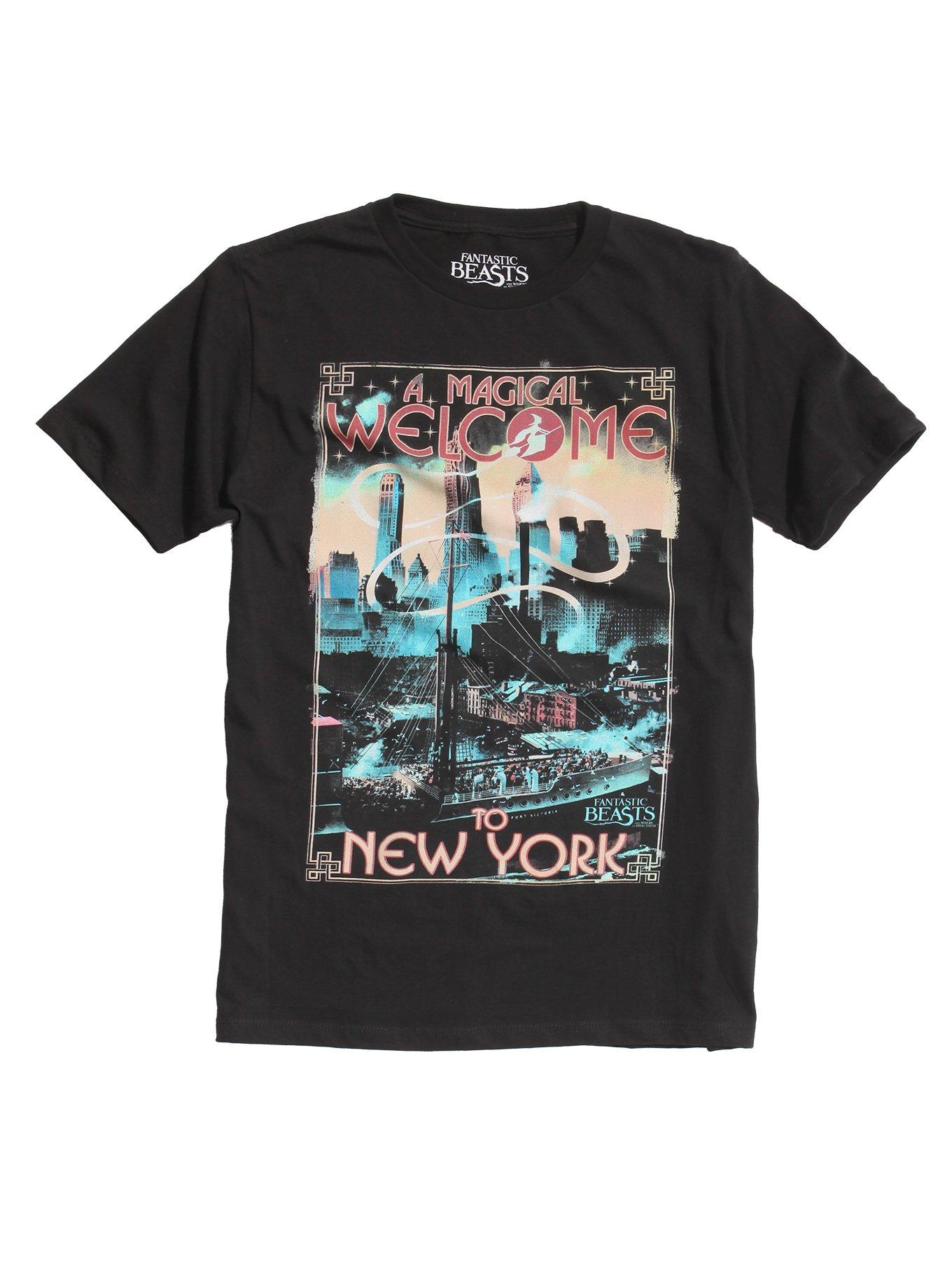 Fantastic Beasts And Where To Find Them Welcome To New York T-Shirt, BLACK, hi-res