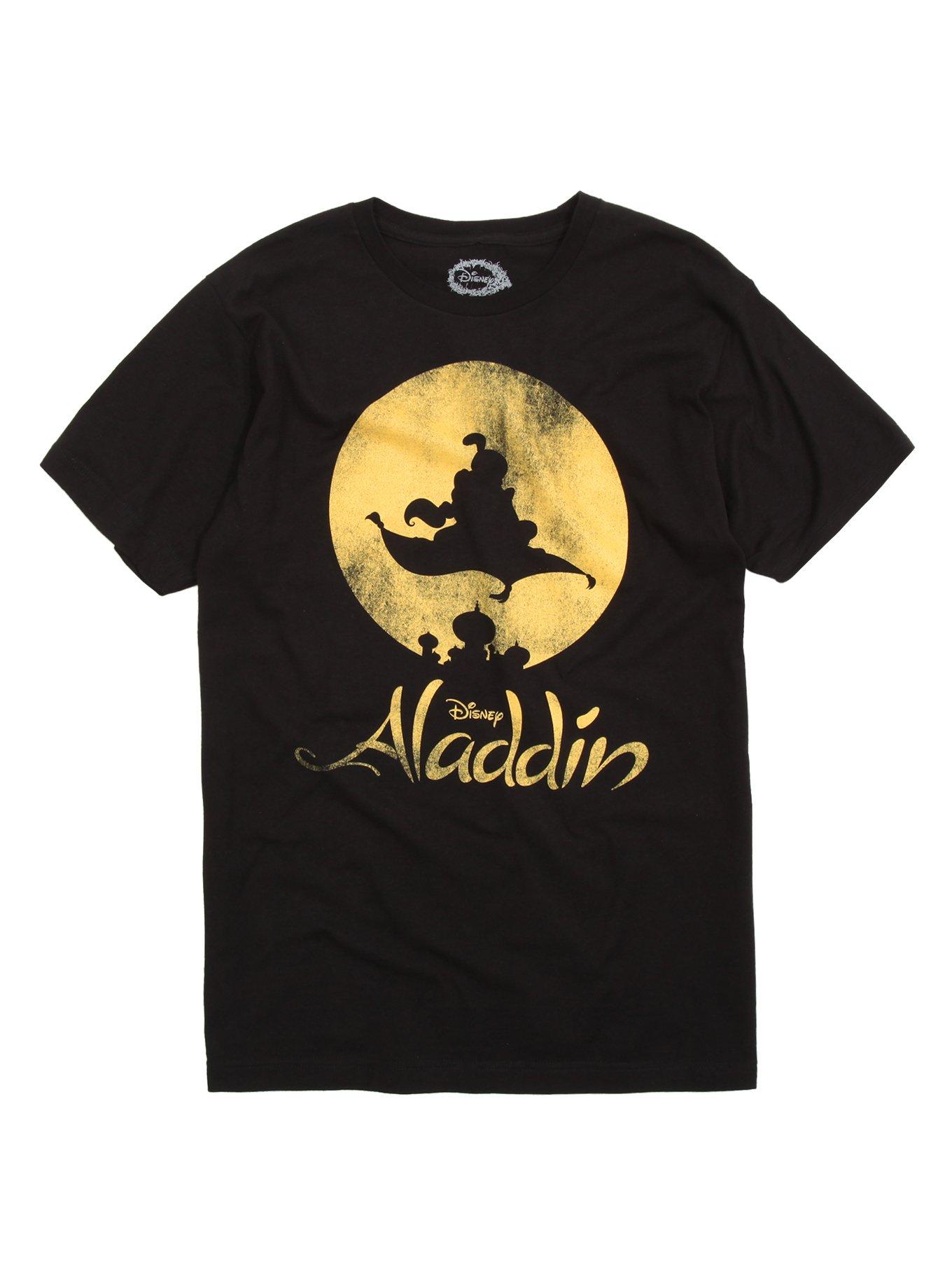 Disney Aladdin Silhouette T-Shirt, BLACK, hi-res