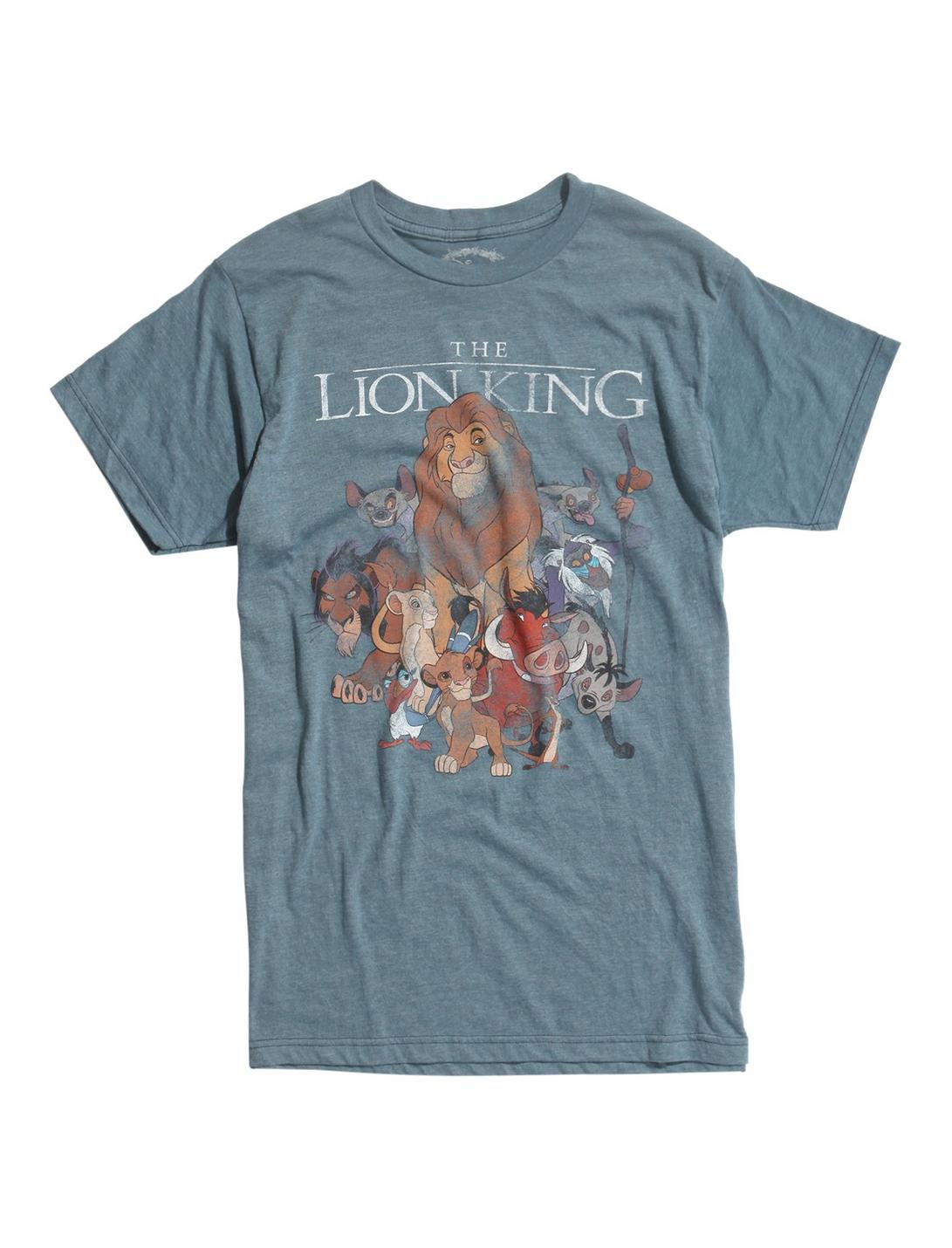 Disney The Lion King Distressed Group T-Shirt, BLUE, hi-res