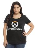Overwatch Logo Girls T-Shirt Plus Size, BLACK, hi-res