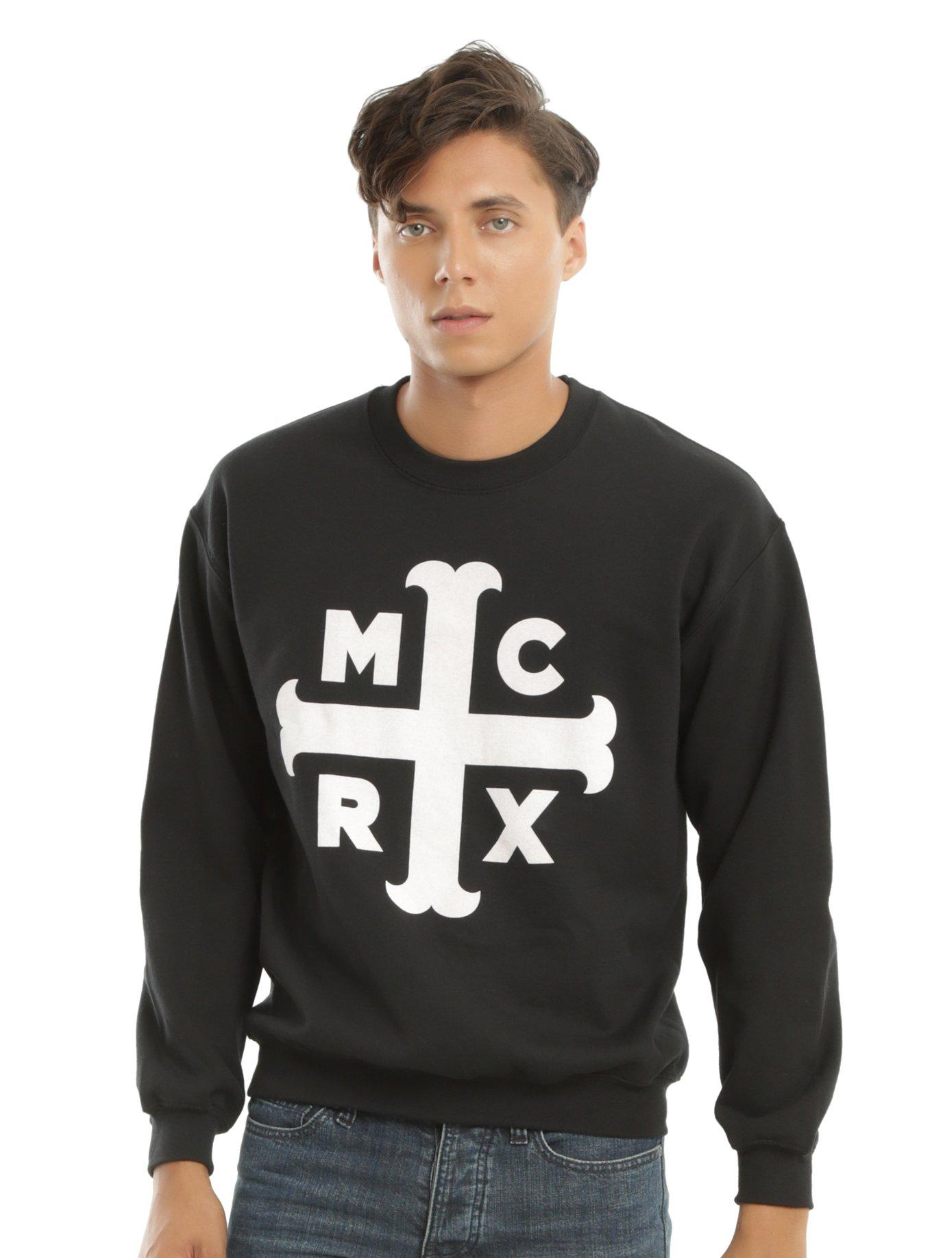 My Chemical Romance Cross Logo Sweatshirt, BLACK, hi-res