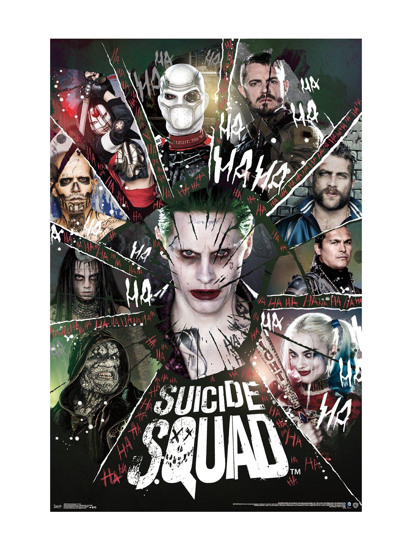DC Comics Suicide Squad Circle Poster | Hot Topic