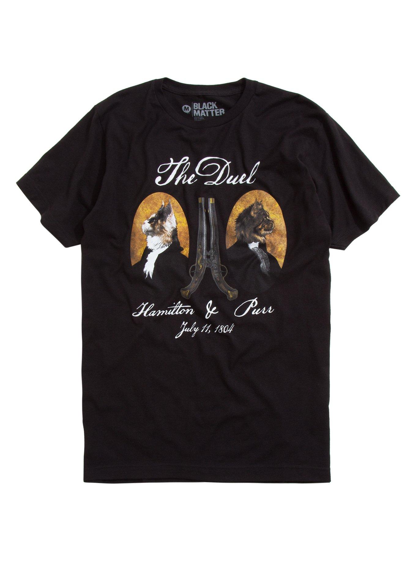 Hamilton And Purr T-Shirt, BLACK, hi-res