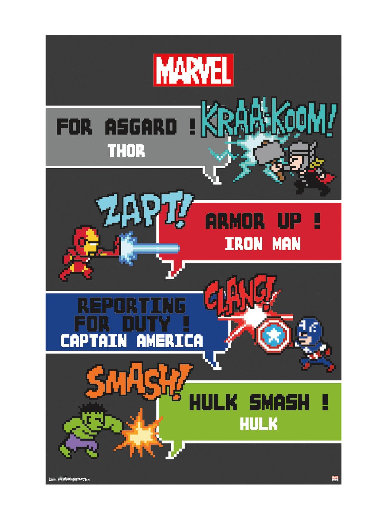 Marvel 8-Bit Poster, , hi-res