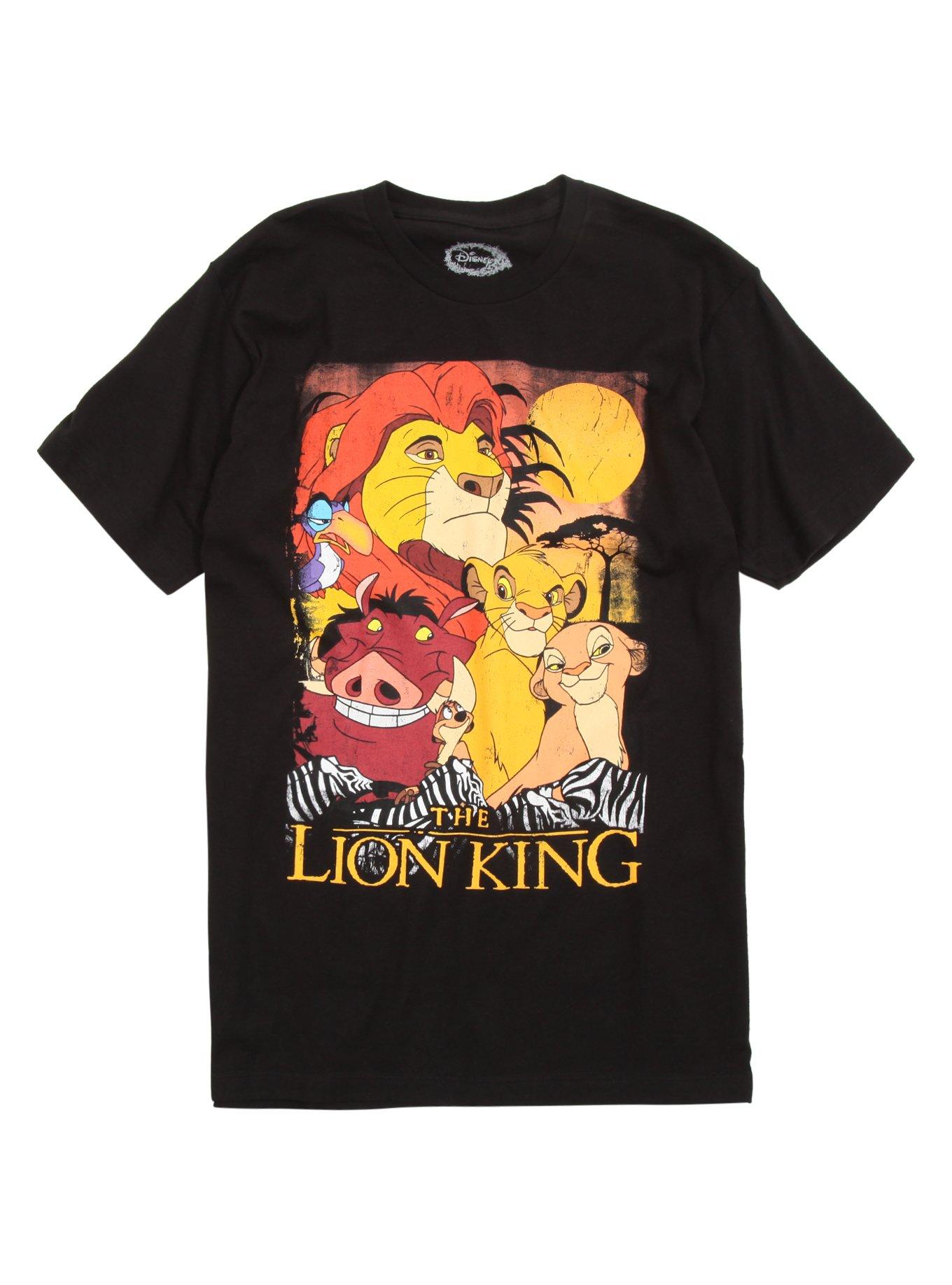 Disney The Lion King Character T-Shirt, BLACK, hi-res