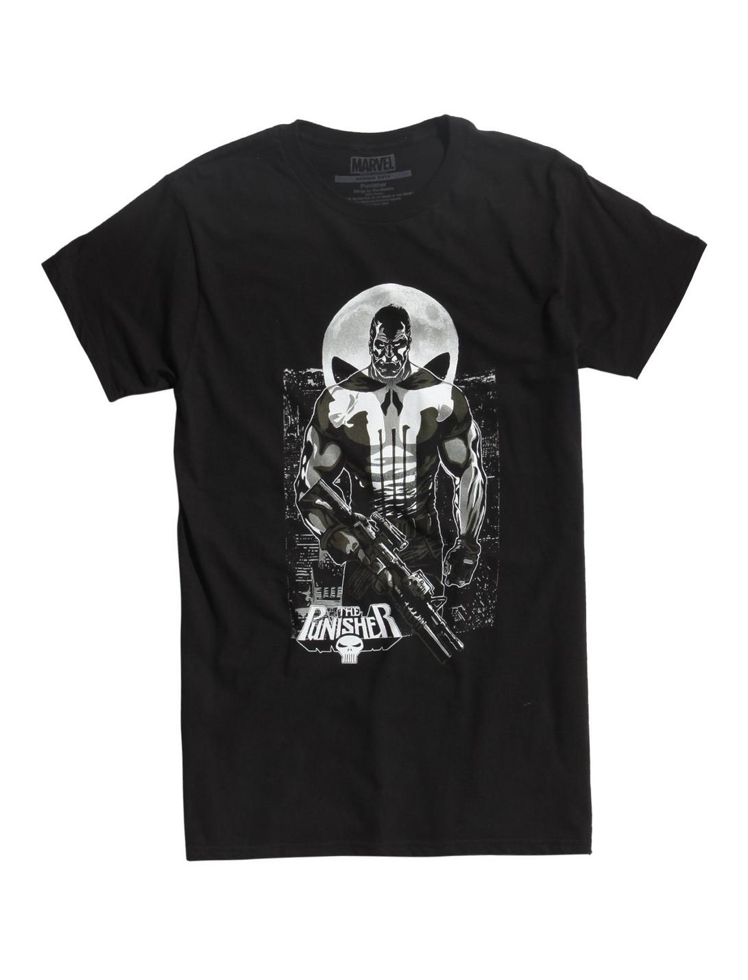 Marvel The Punisher Frank T-Shirt, BLACK, hi-res