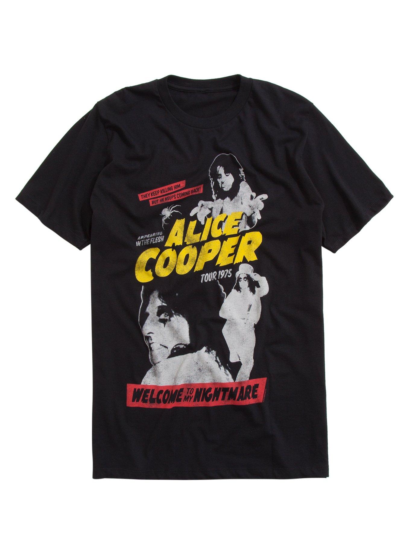 Alice Cooper Tour 1975 T-Shirt, BLACK, hi-res