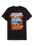 Anthrax Live In Japan T-Shirt, BLACK, hi-res