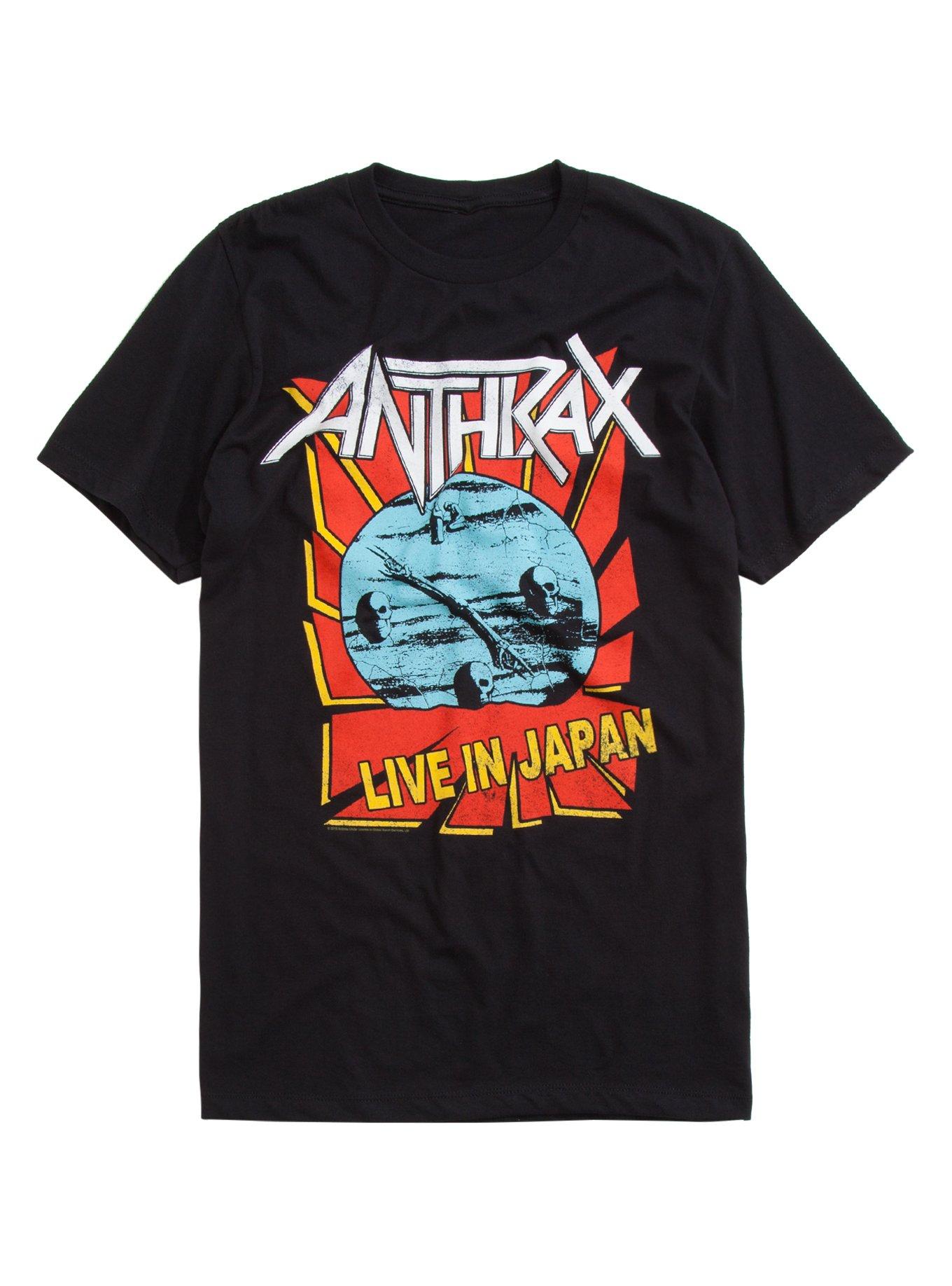 Anthrax Live In Japan T-Shirt, BLACK, hi-res