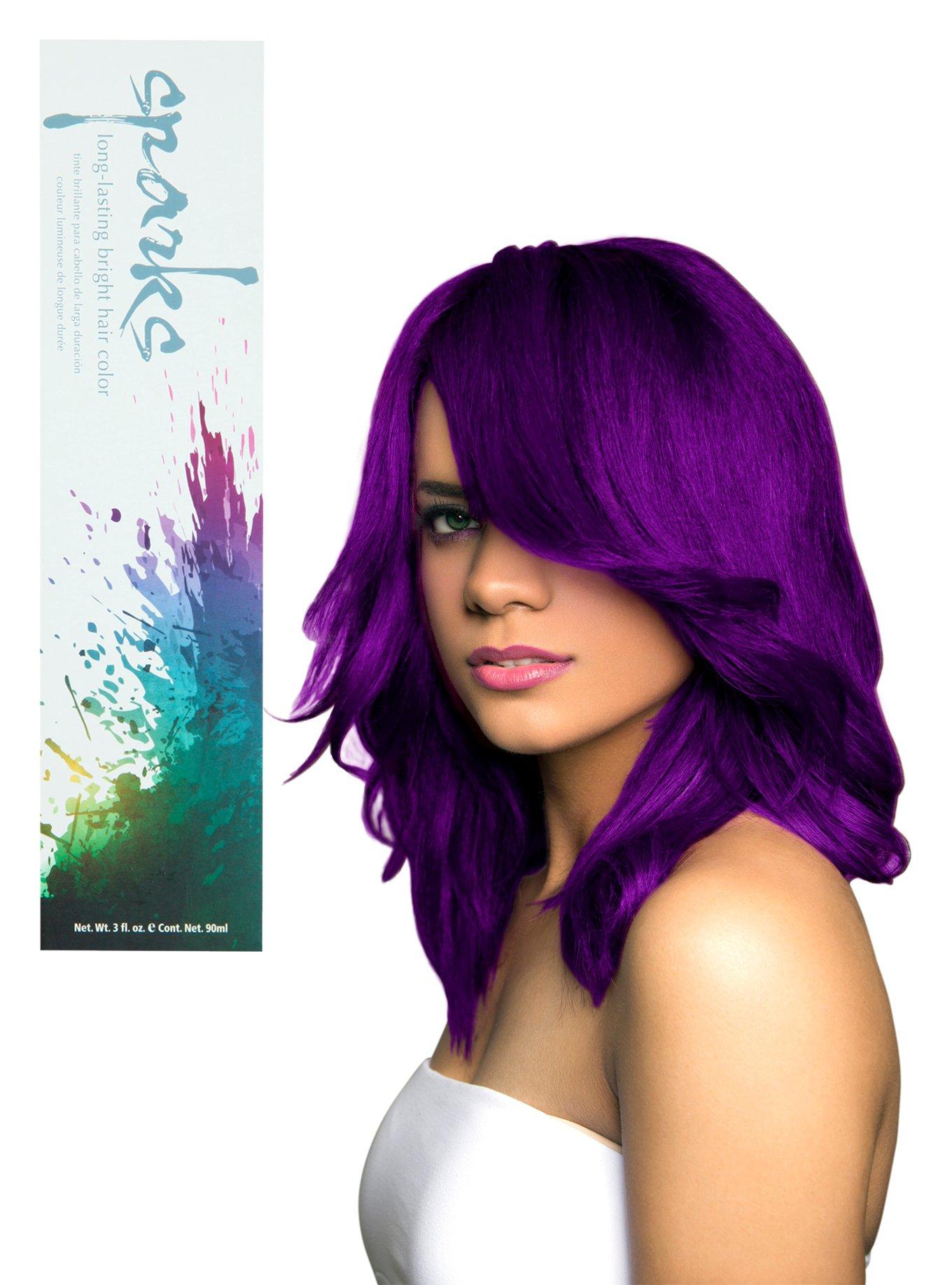 Sparks Purple Passion Hair Dye, , hi-res