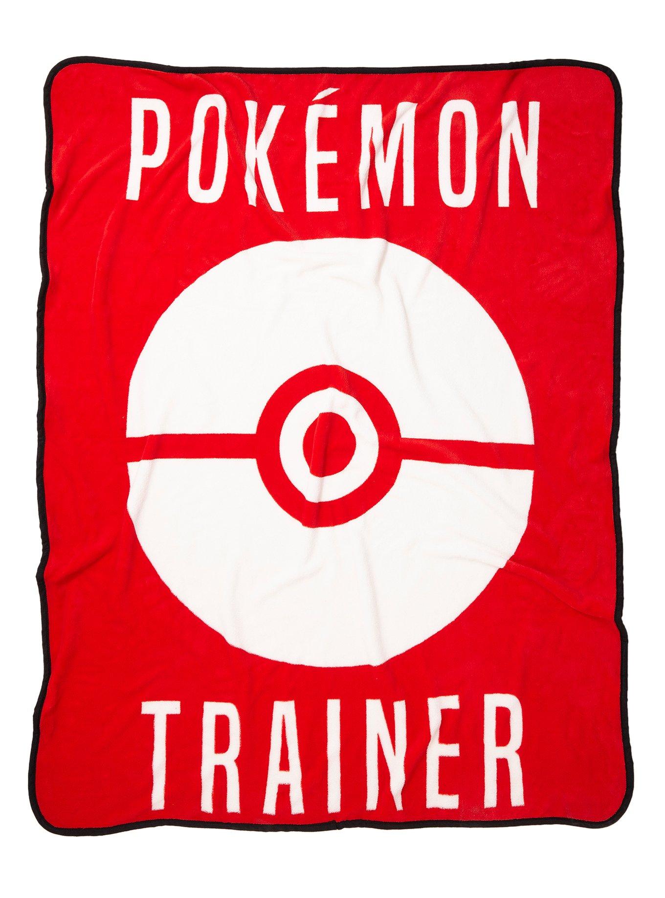 Pokemon Trainer Throw Blanket