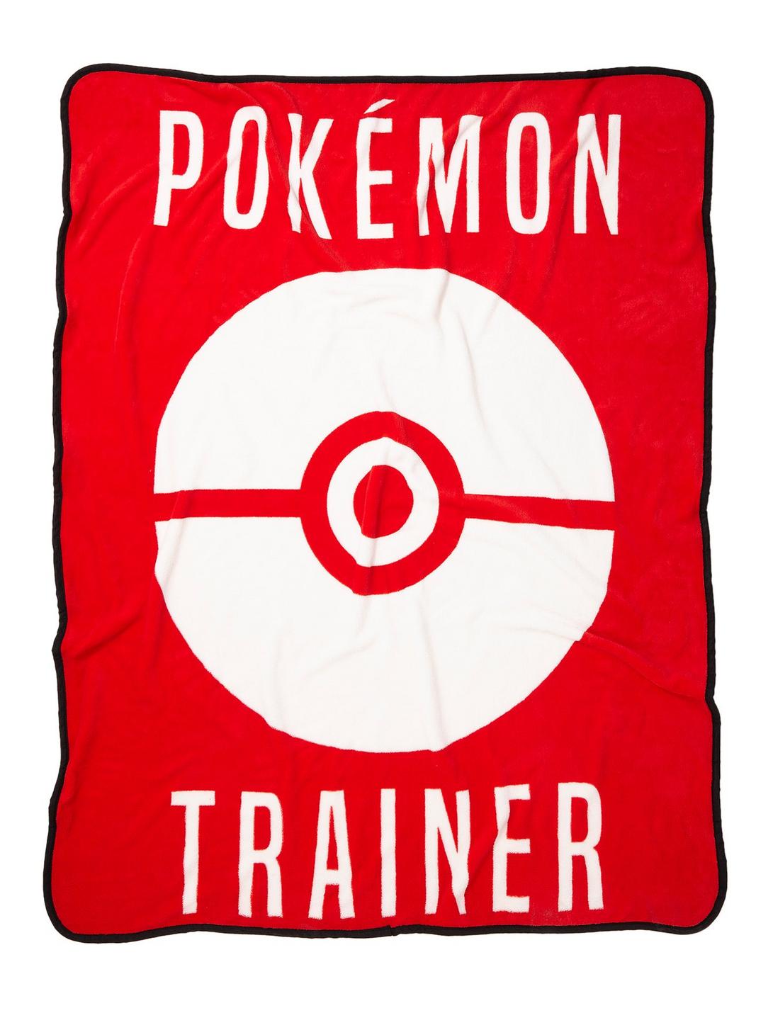 Pokemon Trainer Throw Blanket, , hi-res