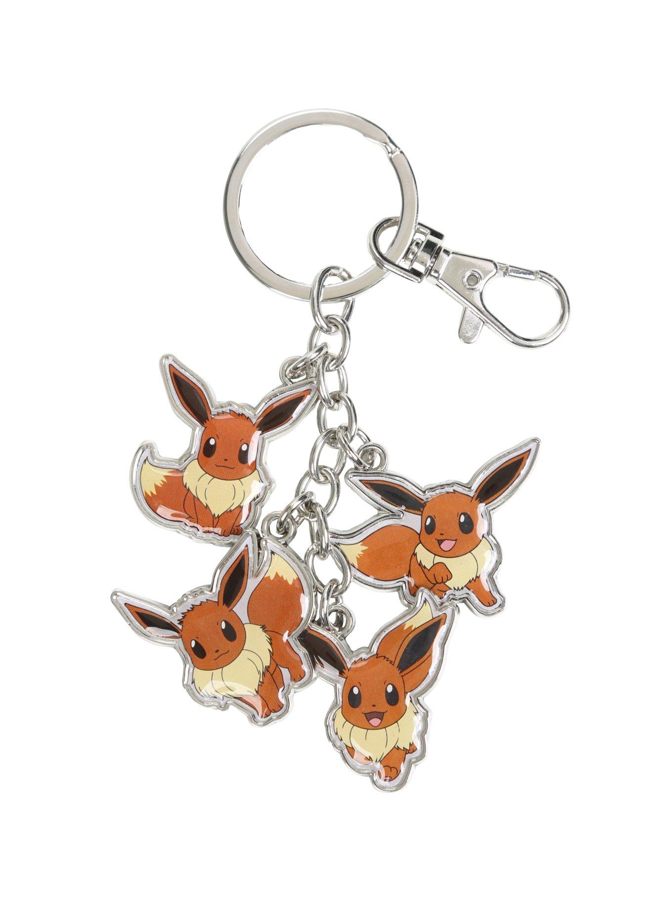 Pokemon Eevee Charms Key Chain, , hi-res