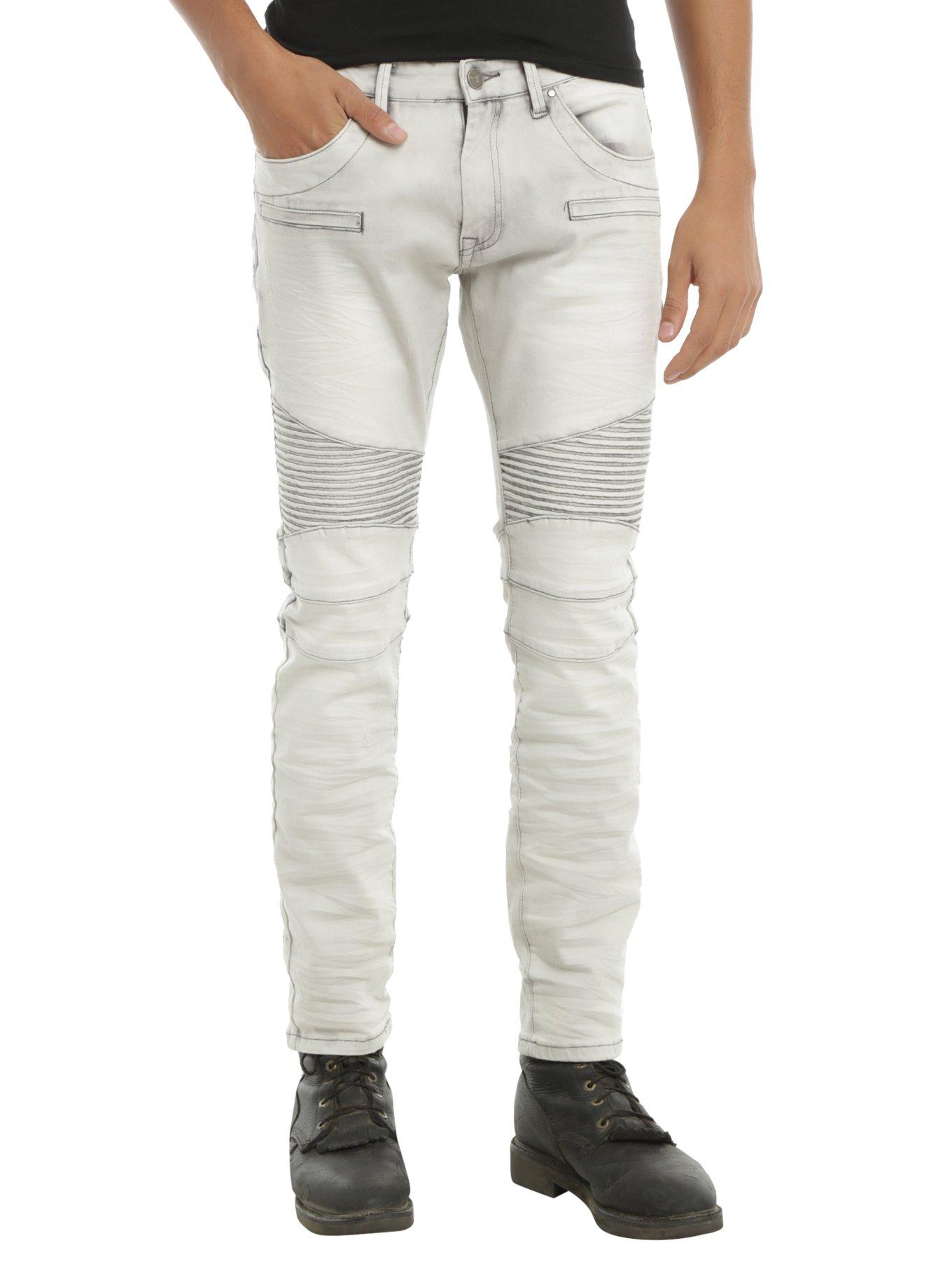 【BAON】Toro Pintuck Washing Over Denim Pants Kylie Pintuck Washed Denim Baggy Jeans CN412 - Acubi style