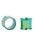 Steel Green Double Flare Tunnel Plug 2 Pack, MULTI, hi-res