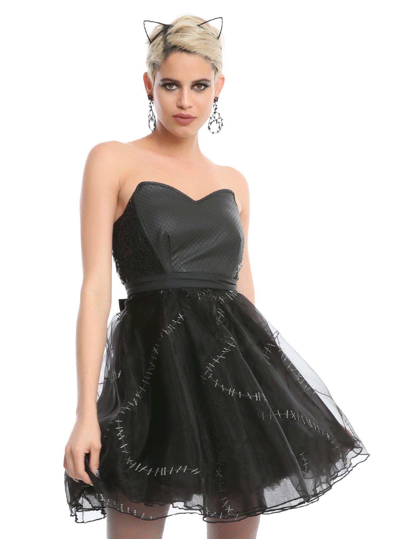 DC Comics Catwoman Formal Dress, BLACK, hi-res