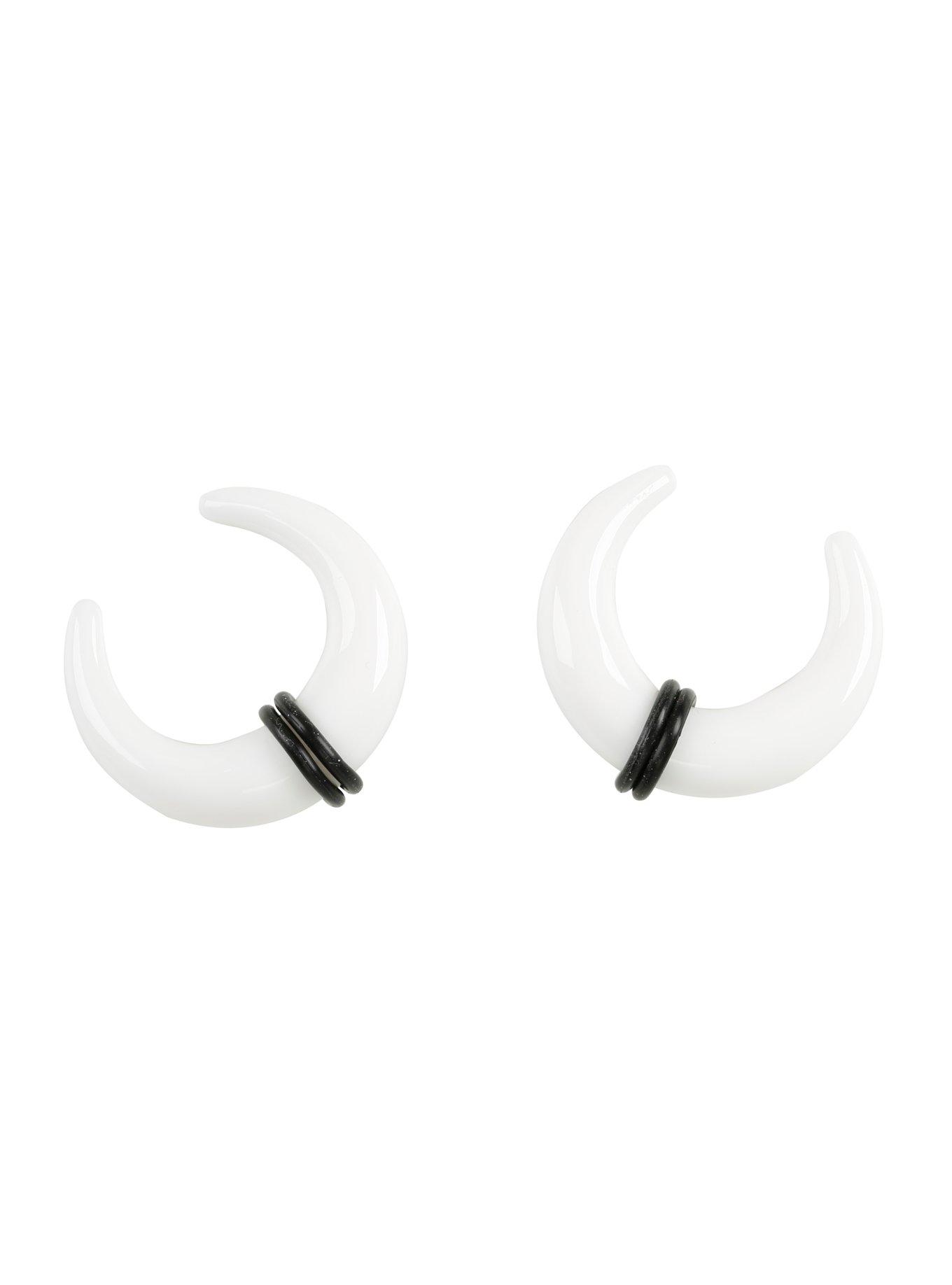 Acrylic White Pincher 2 Pack, WHITE, hi-res