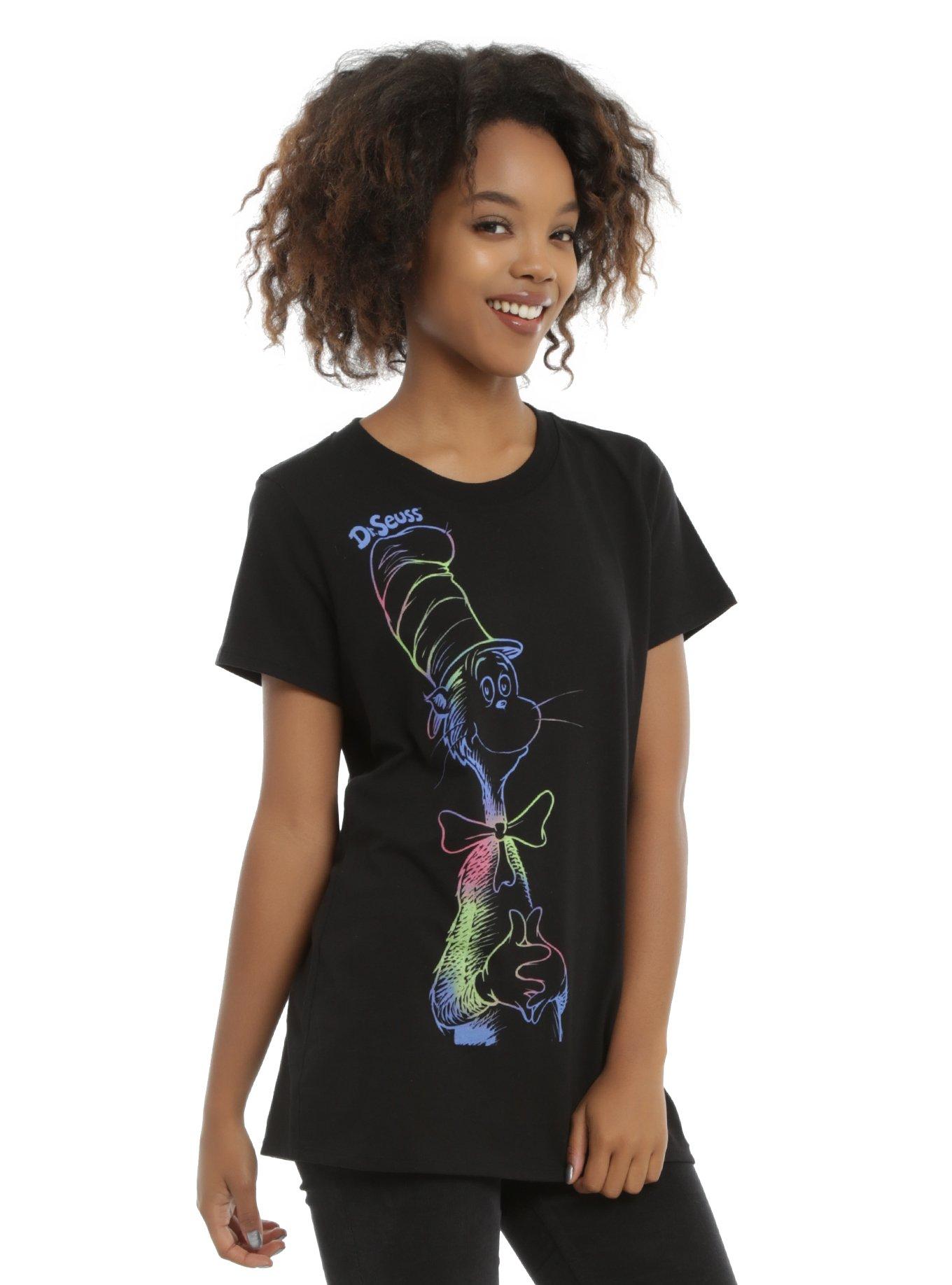 Girls cat in shop the hat shirt