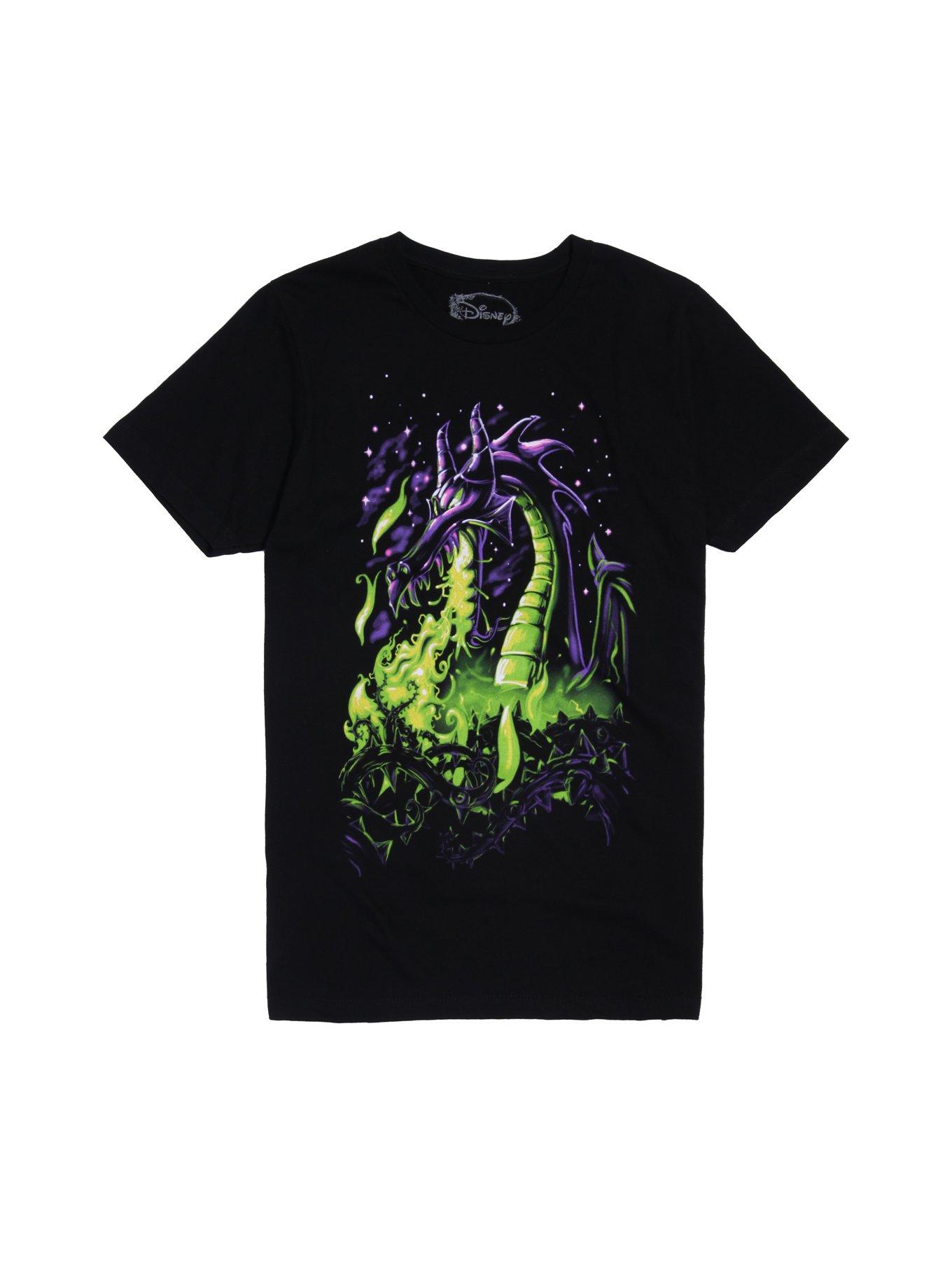 Disney Sleeping Beauty Maleficent Dragon T-Shirt, BLACK, hi-res