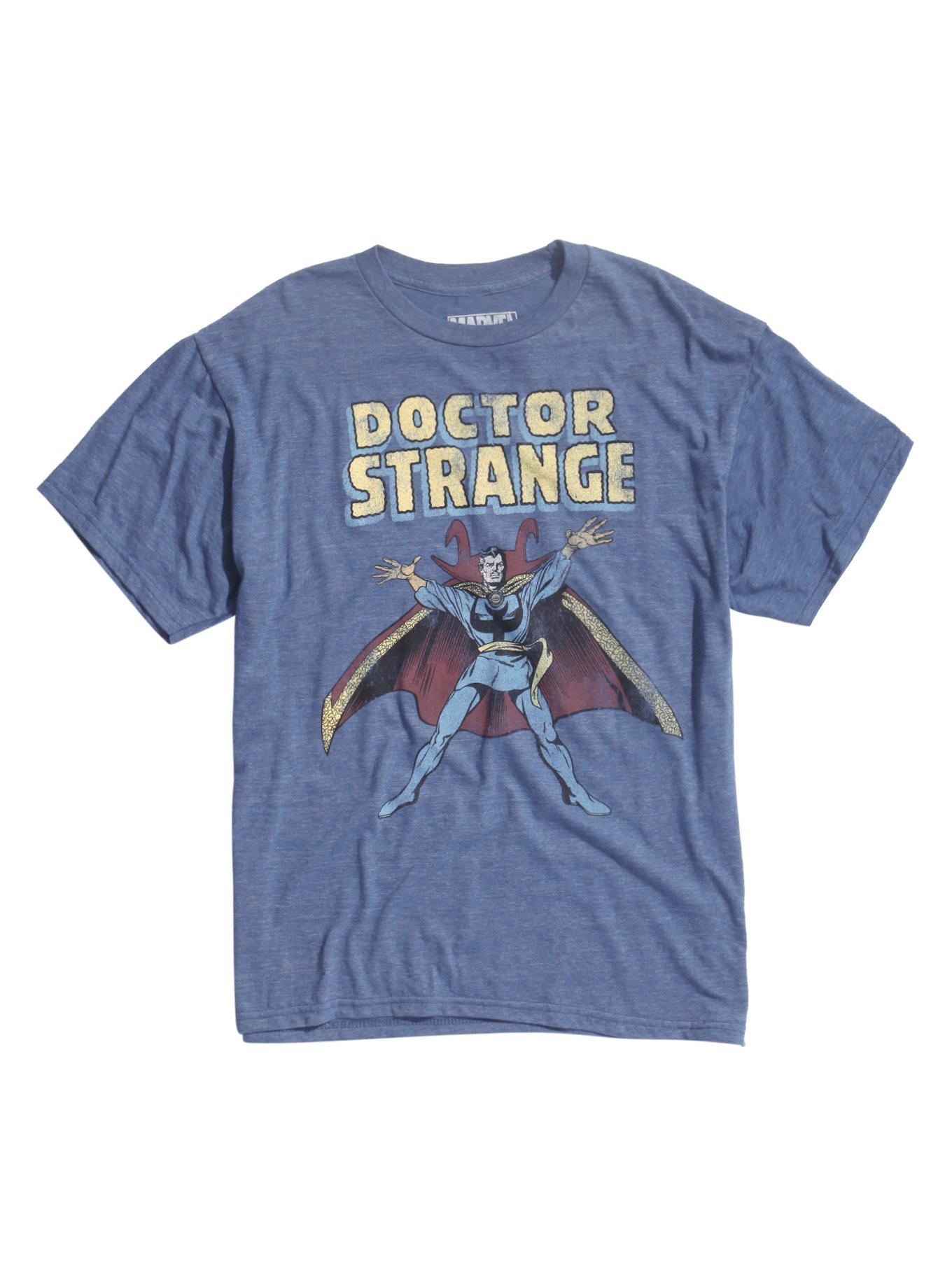 Marvel Doctor Strange Retro Tri-Blend T-Shirt, NAVY, hi-res