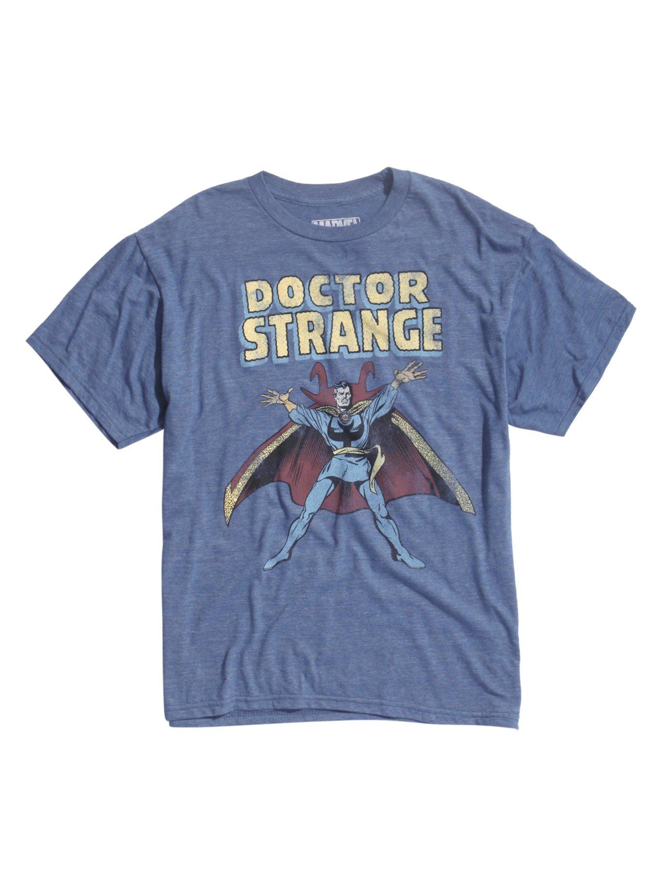 Marvel Doctor Strange Retro Tri-Blend T-Shirt, NAVY, hi-res view 1