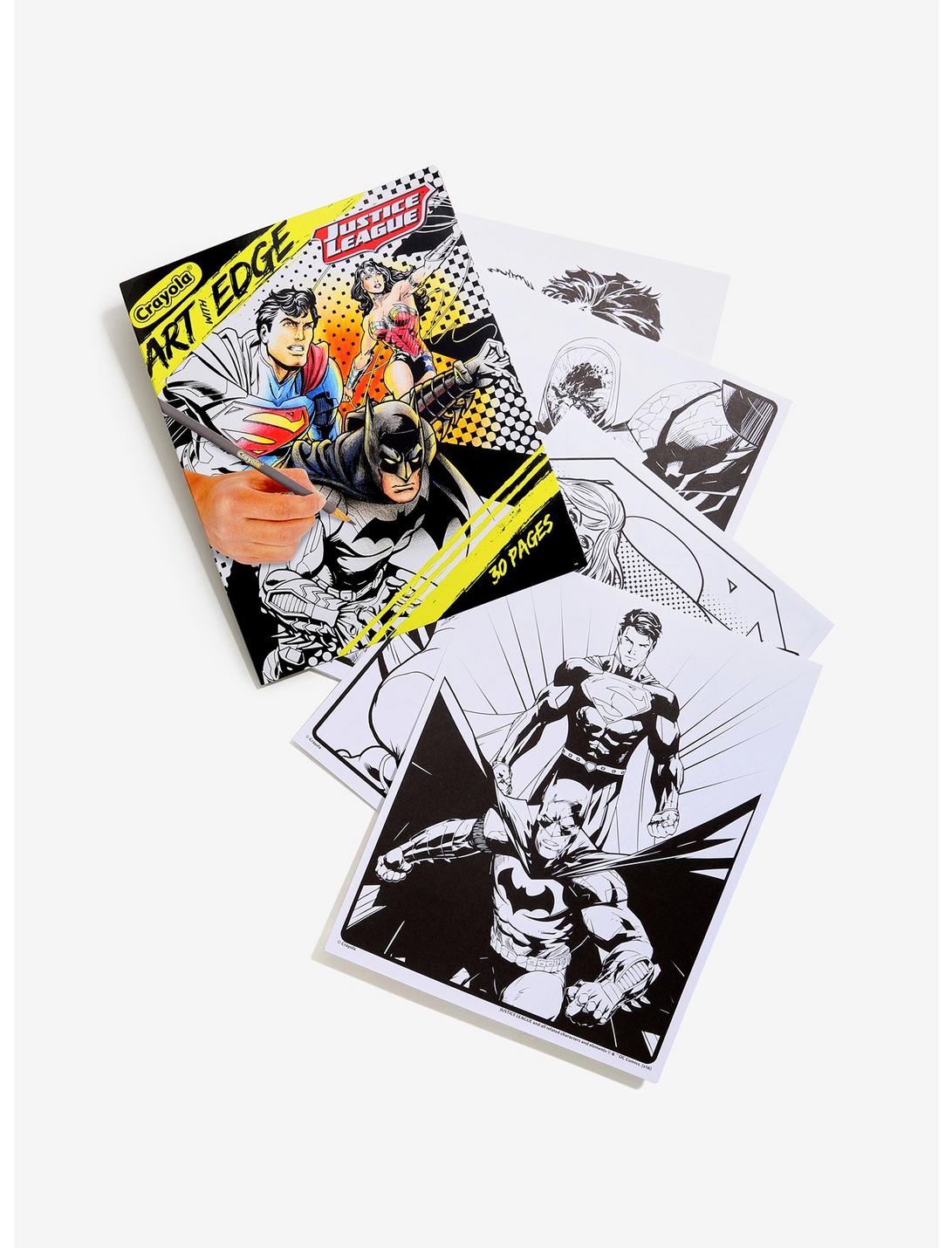 DC Comics Justice League Crayola Coloring Pages Book, , hi-res