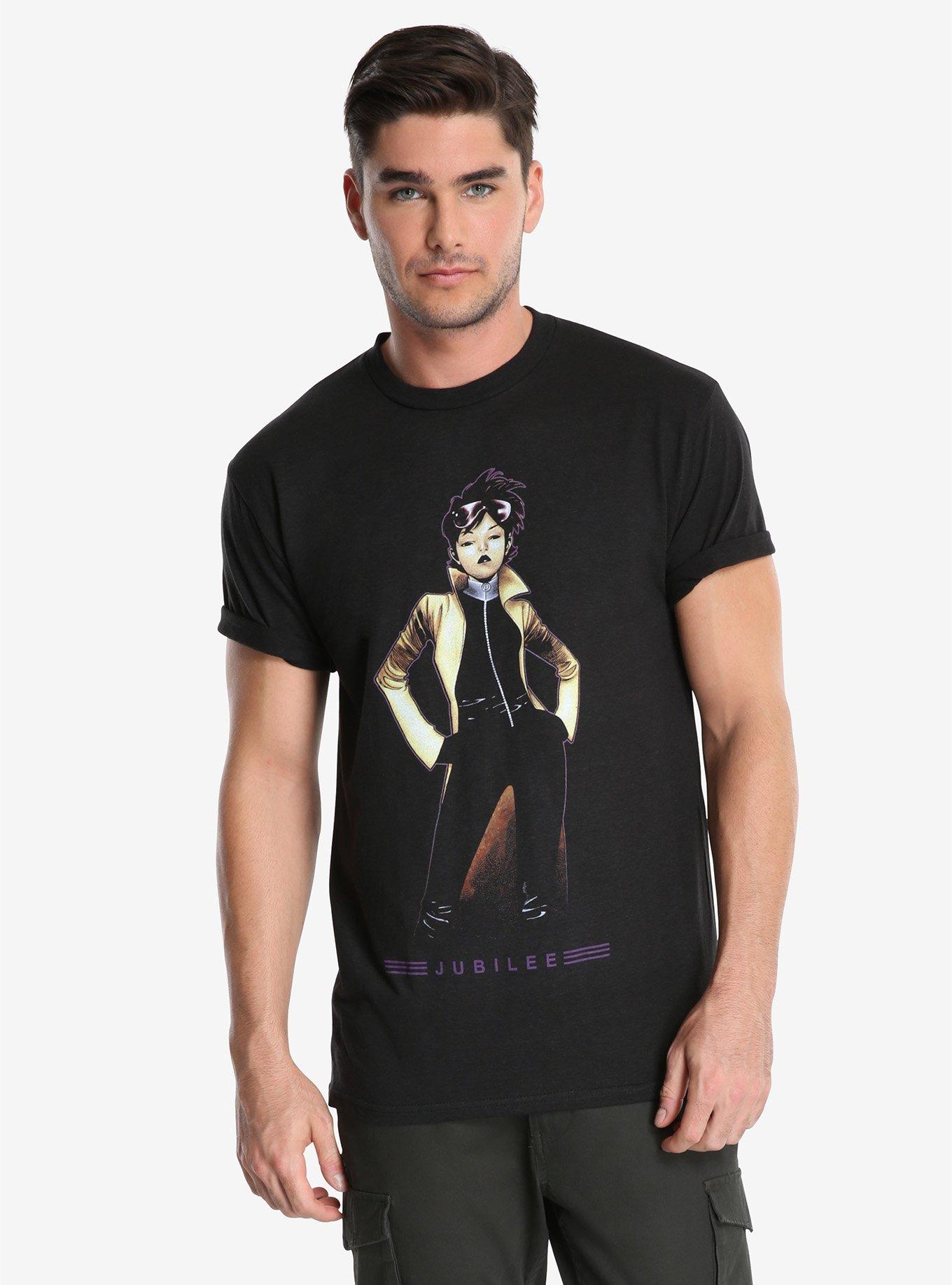 Marvel X-Men Jubilee Outline T-Shirt, GREY, hi-res