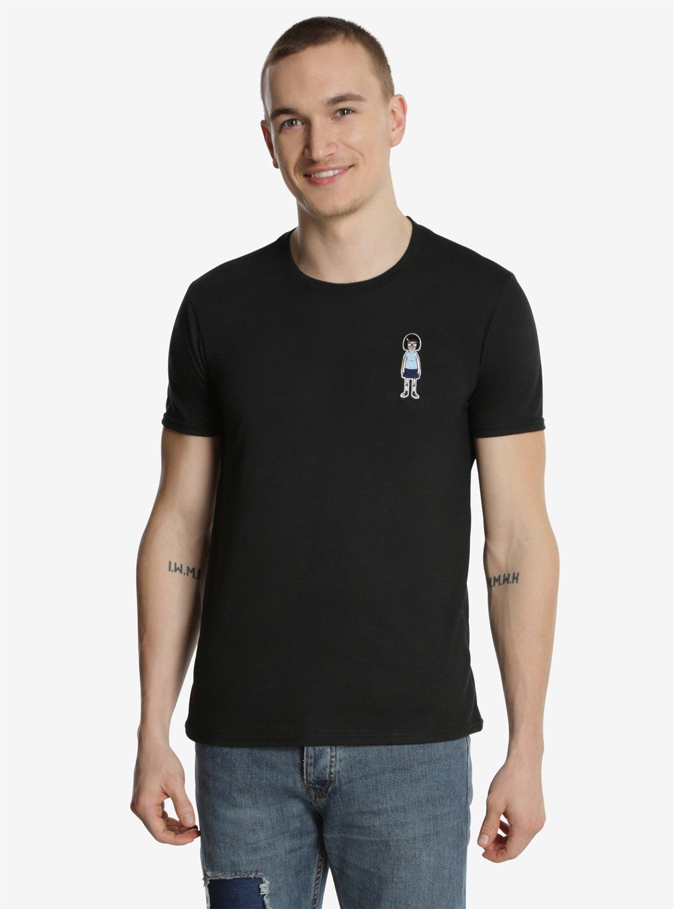 Bob's Burgers Tina Embroidery T-Shirt, BLACK, hi-res