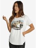 Clueless Cast Sueded Womens Tee, WHITE, hi-res