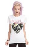 Palaye Royale Heart Photo Girls T-Shirt, WHITE, hi-res