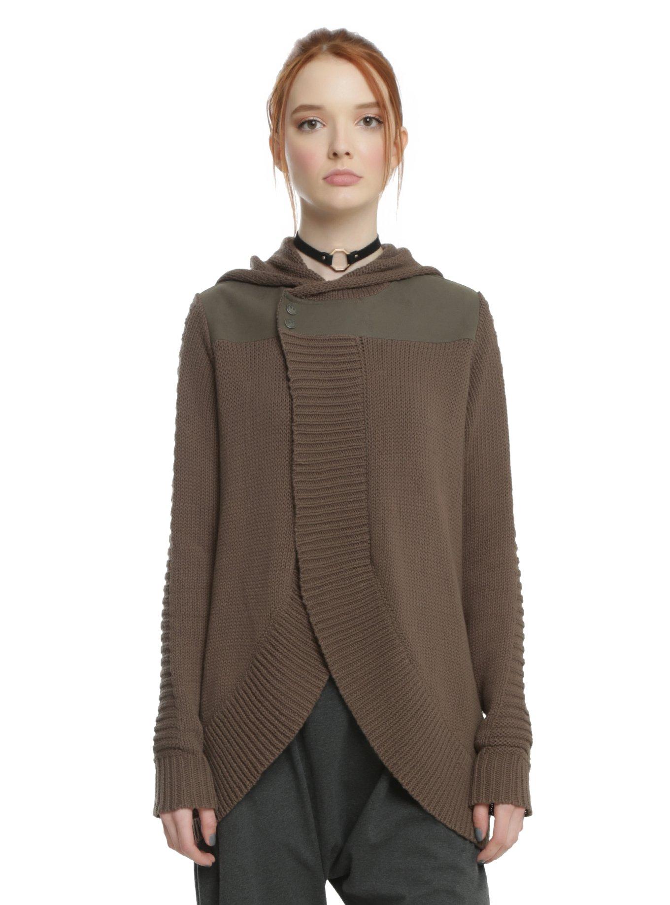 Star Wars Rogue One Jyn Girls Open Cardigan, BLACK, hi-res