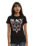 Black Veil Brides Seal Logo Girls T-Shirt, BLACK, hi-res