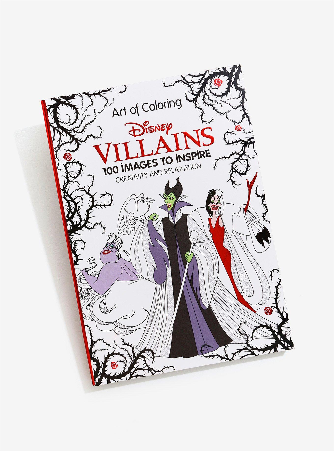 Disney Villains: The Art of Coloring Book