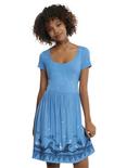 Disney Moana Border Print Dress, BLUE, hi-res