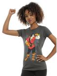Disney Beauty And The Beast Gaston Girls T-Shirt, GREY, hi-res