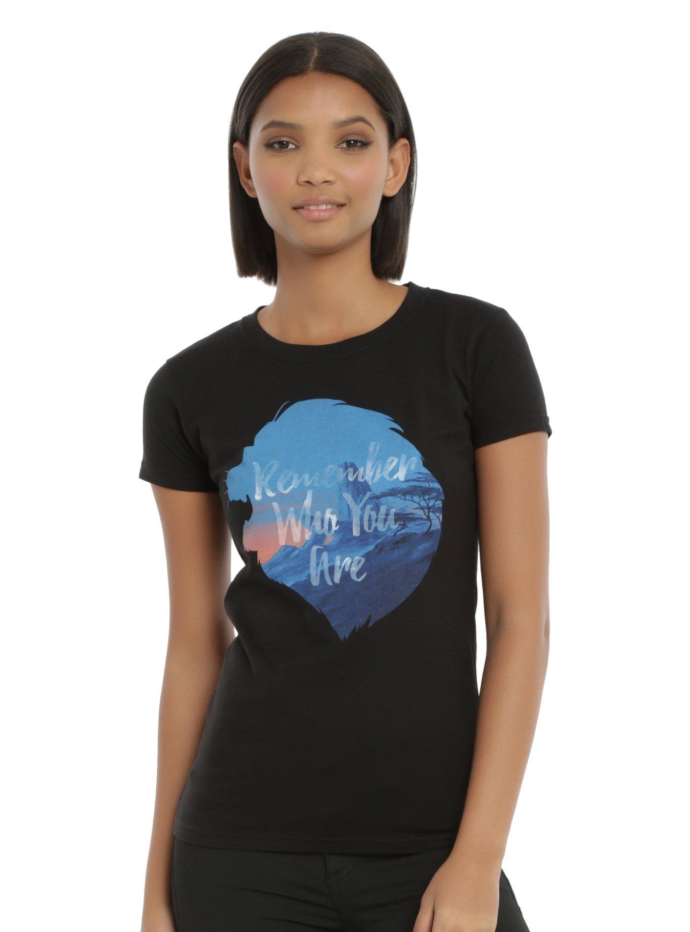 Disney The Lion King Remember Who You Are Girls T-Shirt, BLACK, hi-res