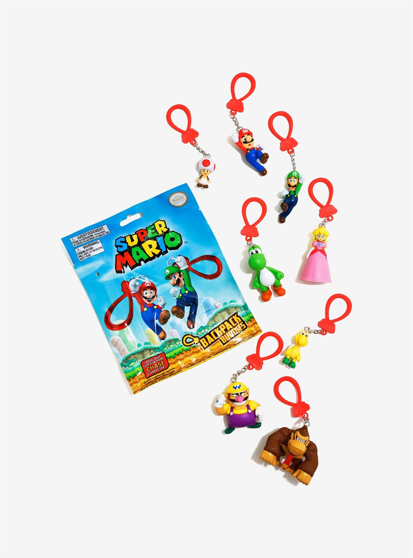 Super Mario Keychain Action Figure Mario Bros Plot Series Pendants Anime  Car Key Ring Cartoon Doll Backpack Pendant Toys Gift