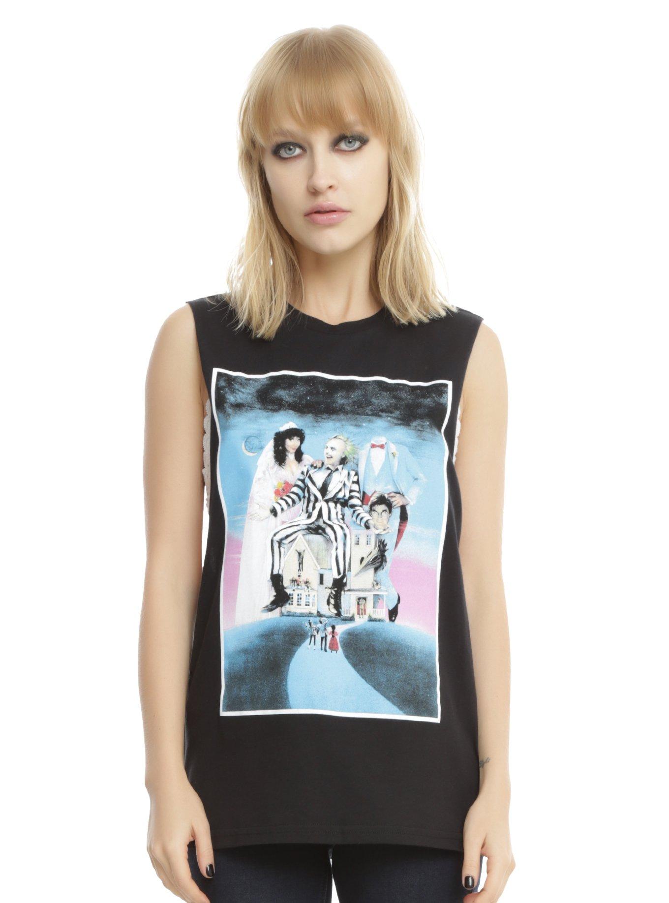 Beetlejuice Movie Poster Girls Muscle Top | Hot Topic
