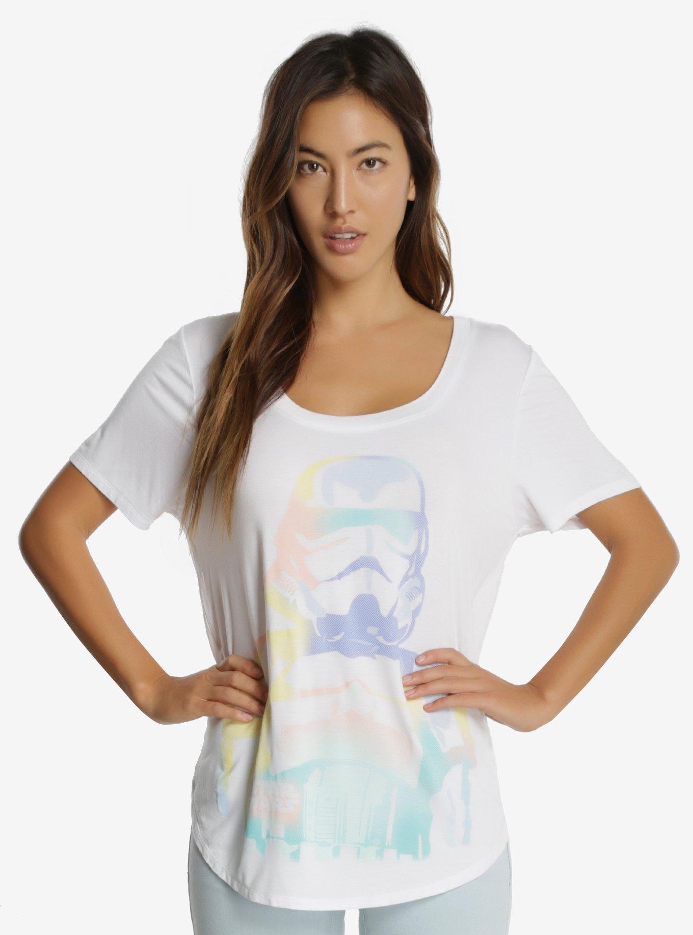 Star Wars Stormtrooper Iridescent Womens Tee, WHITE, hi-res