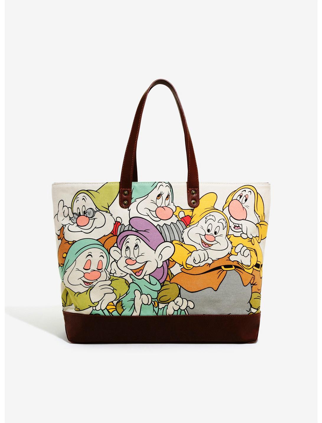 Loungefly Disney Snow White And The Seven Dwarfs Canvas Tote, , hi-res