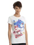Disney Aladdin Genie Magic Words Girls T-Shirt, WHITE, hi-res