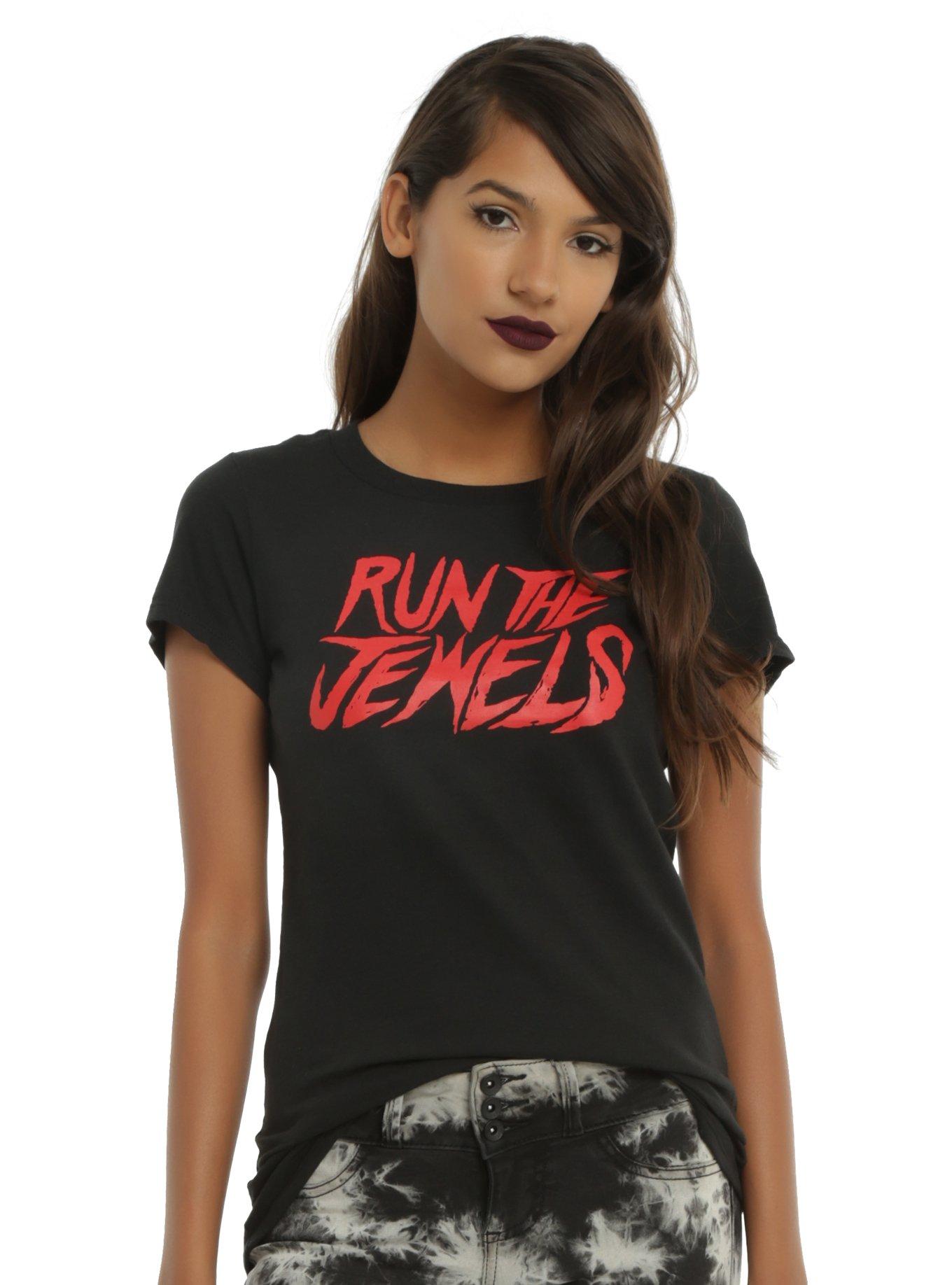 Run The Jewels Red Logo T-Shirt, BLACK, hi-res