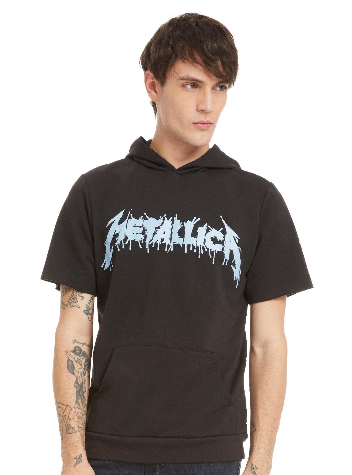 Metallica World Magnetic Tour Short-Sleeved Hoodie, BLACK, hi-res