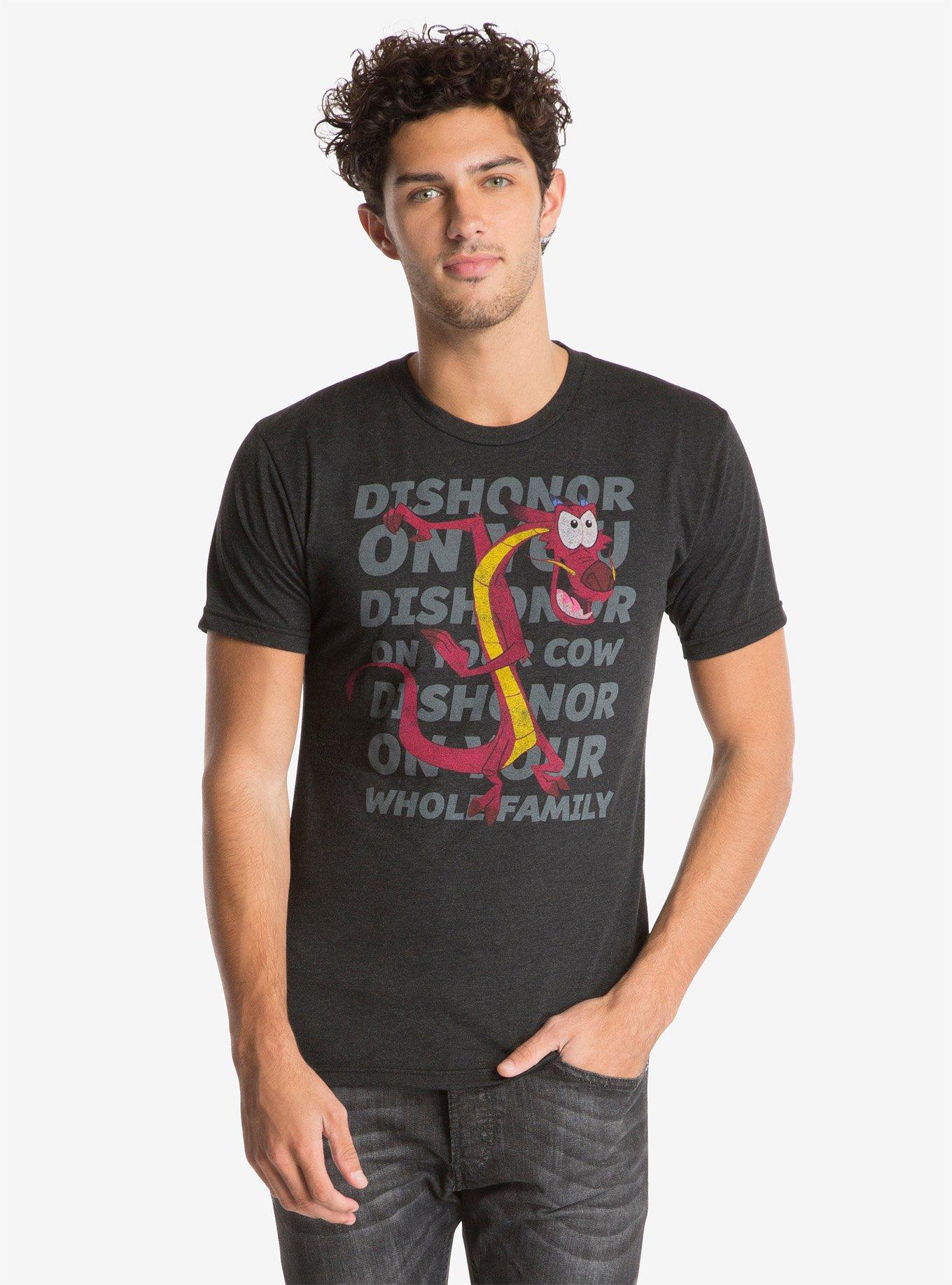 mushu dishonor shirt