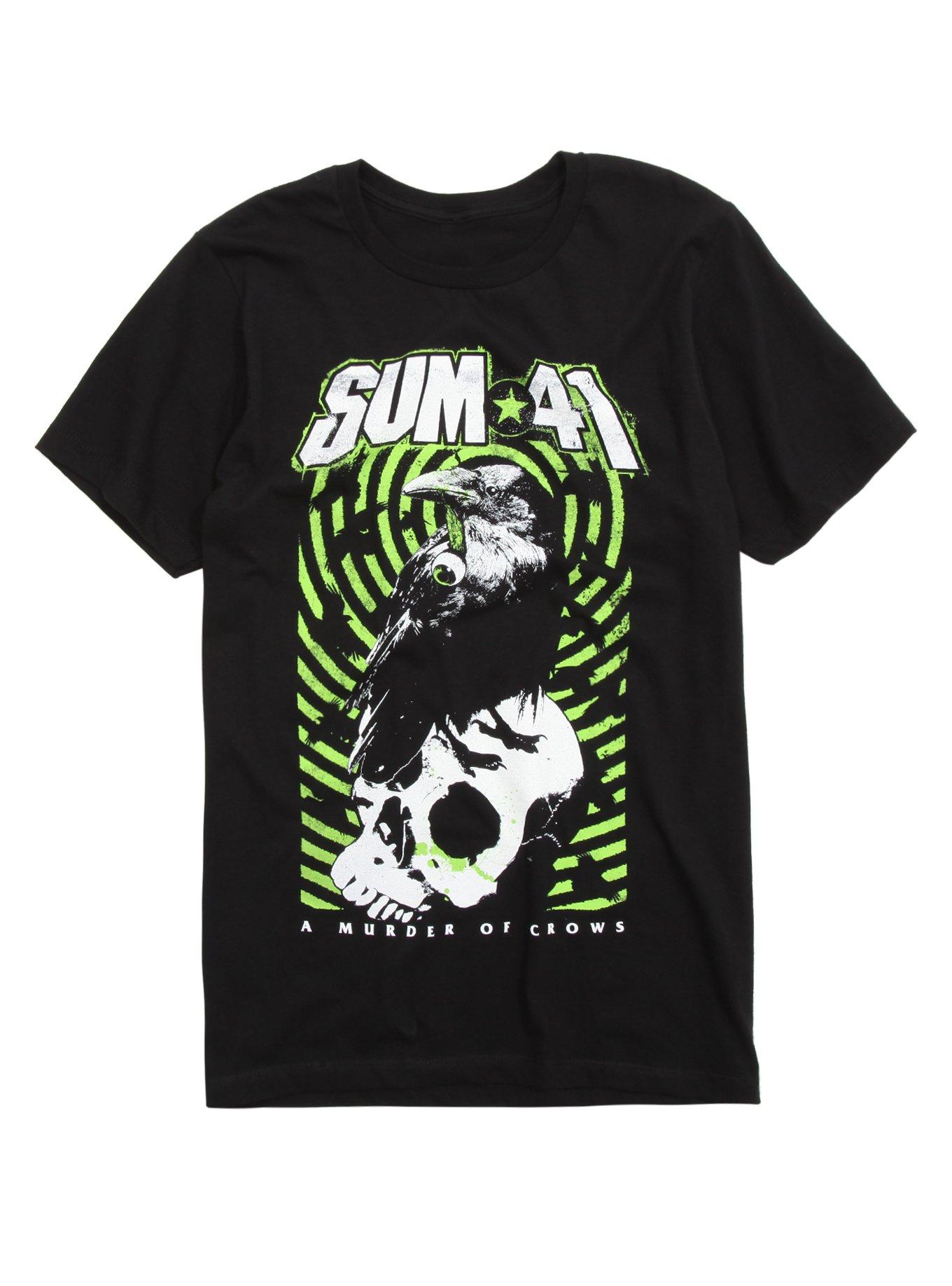 Sum 41 Crow Skull T-Shirt | Hot Topic